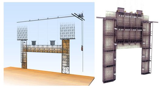 活动假台口、灯光渡桥