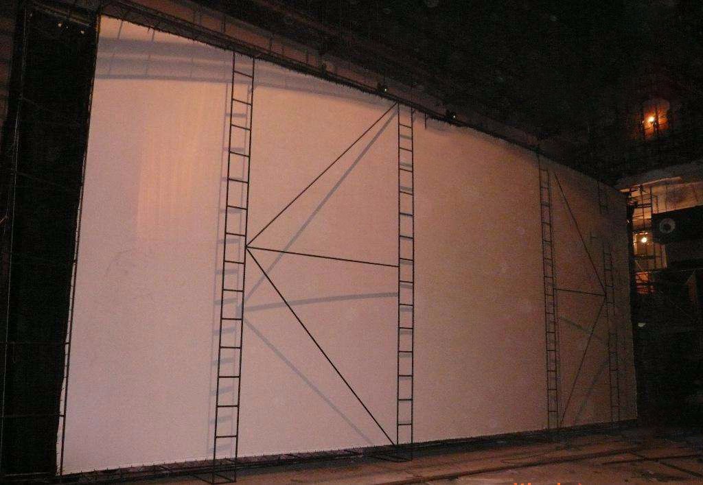 电动升降多功能荧幕架